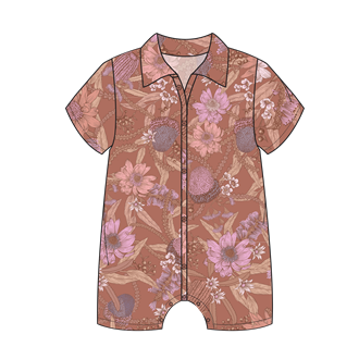 Rust Byron Banksia Onesie
